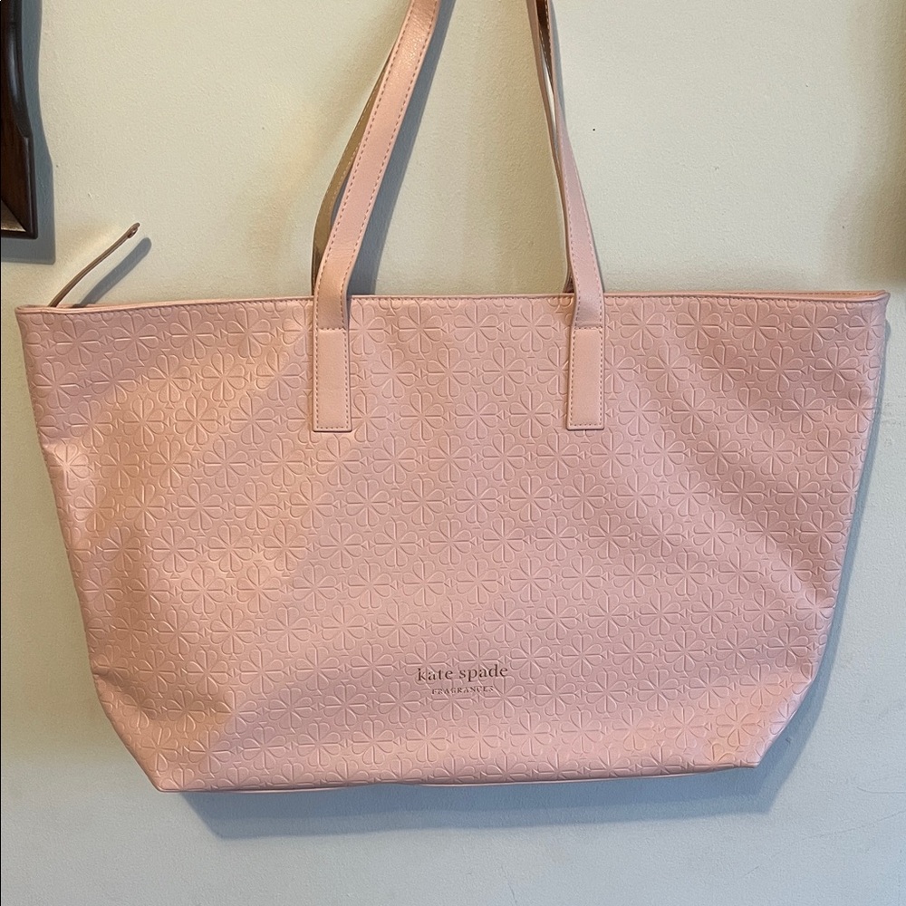 Kate Spade Blush Pink Embossed Tote